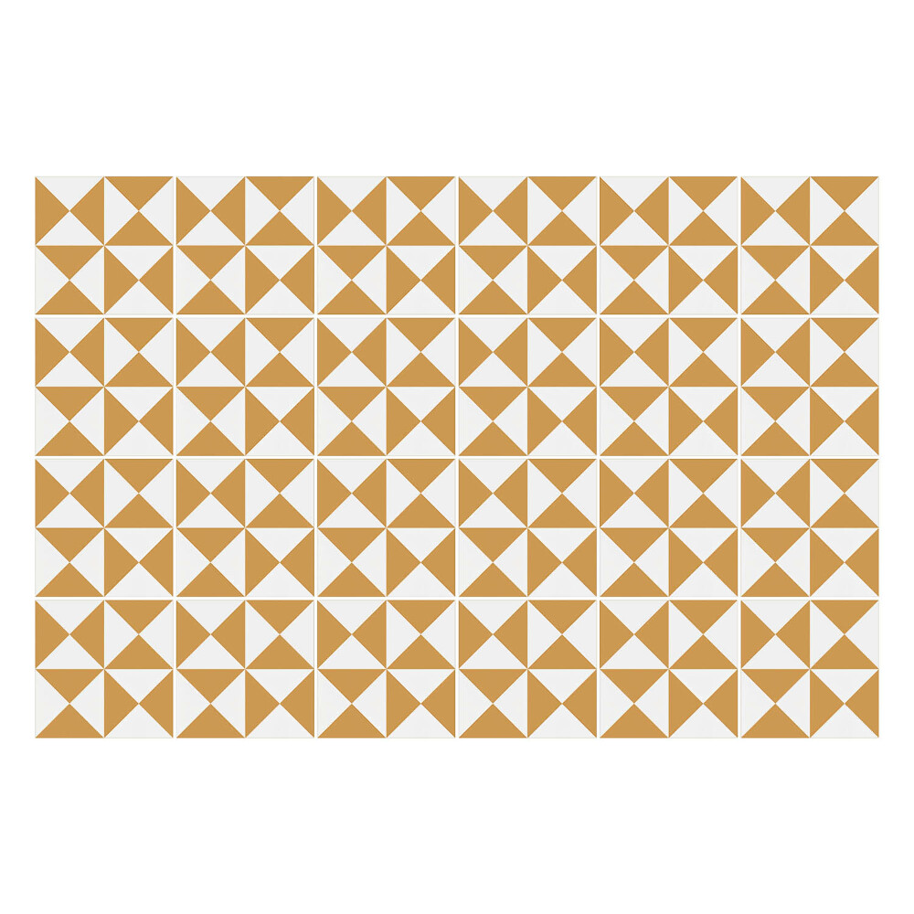 Autocolante gresie Triunghiuri geometrice într-o grilă