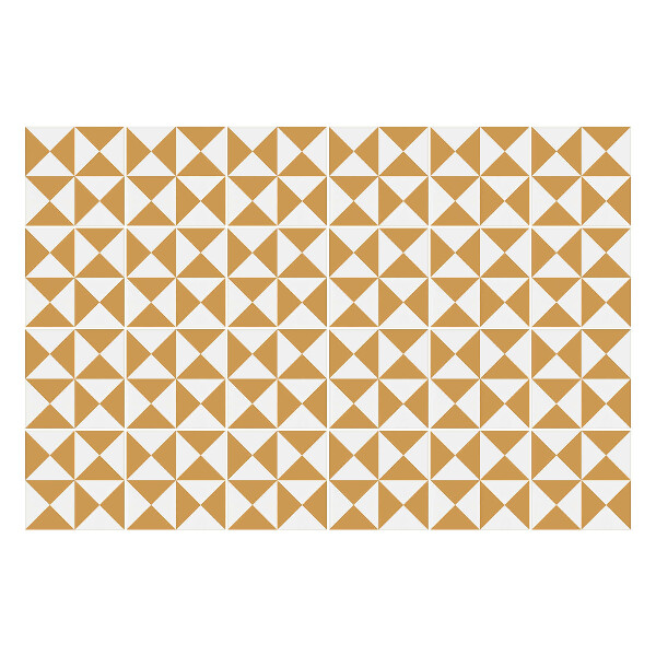 Autocolante gresie Triunghiuri geometrice într-o grilă