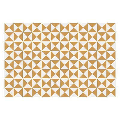 Autocolante gresie Triunghiuri geometrice într-o grilă