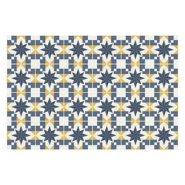 Autocolante gresie si faianta Geometrie cu stele