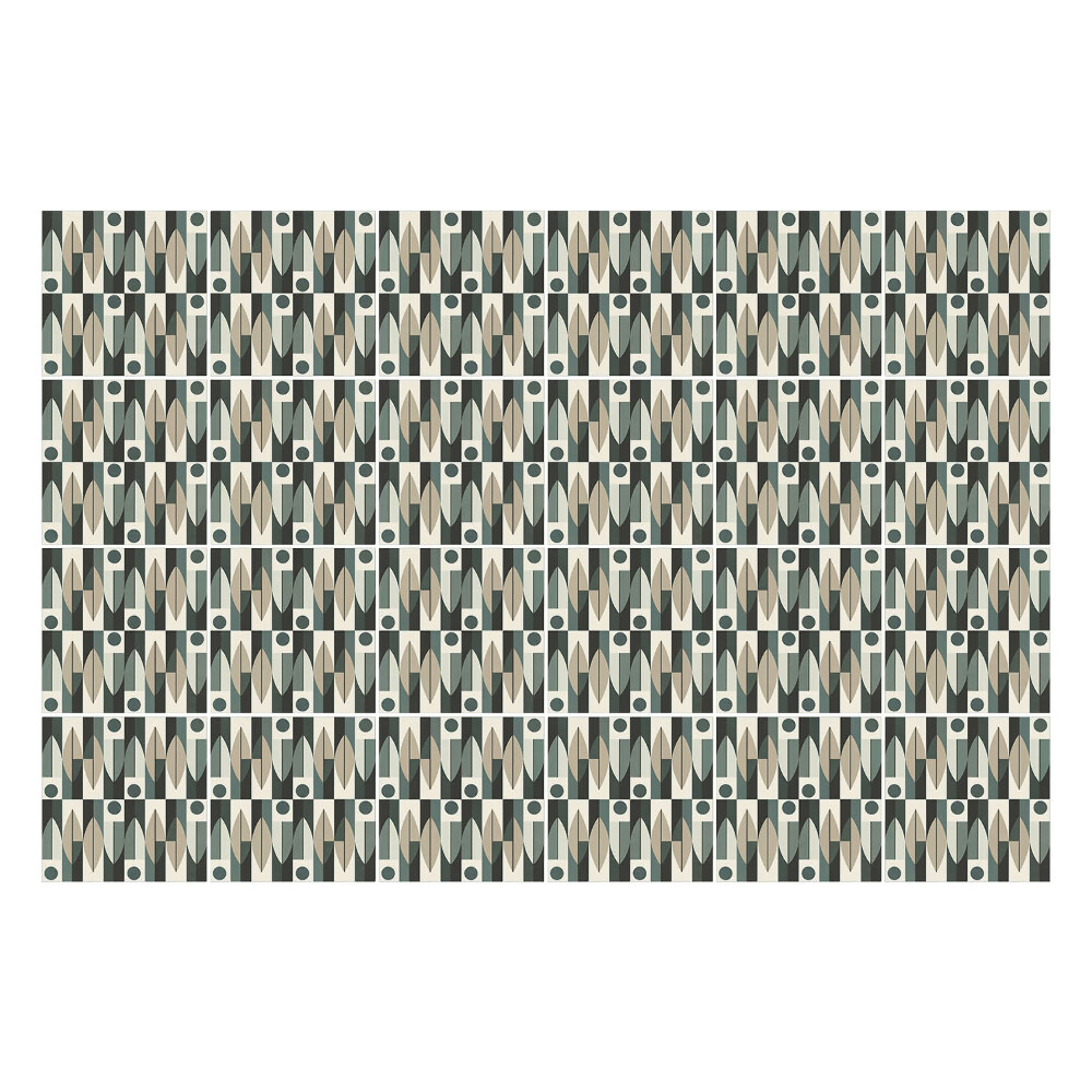 Autocolante pentru gresie Forme geometrice abstracte
