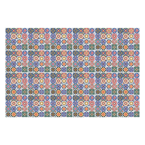 Autocolante gresie si faianta Mozaicuri florale în aranjament