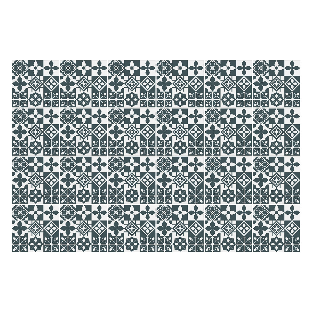 Autocolante gresie si faianta Motive florale geometrice