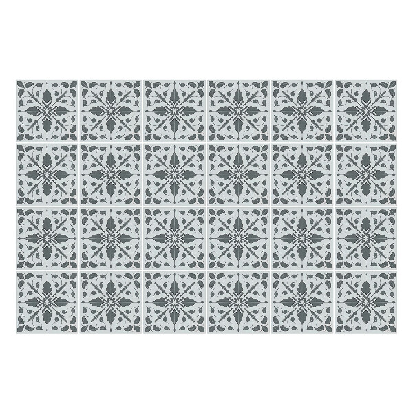 Autocolante gresie Ornamente florale într-o plasă