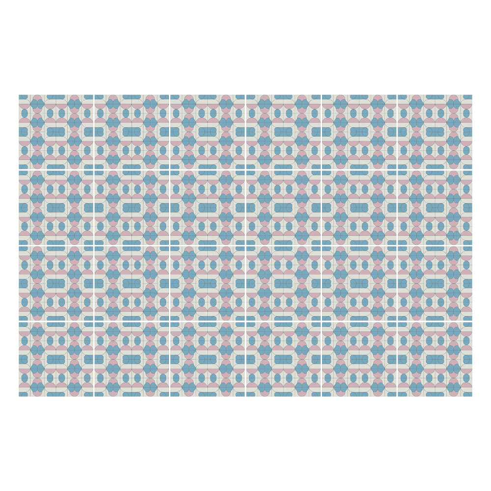 Autocolante gresie si faianta Forme geometrice în aspect