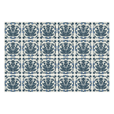 Autocolante pentru gresie Motive florale în rame