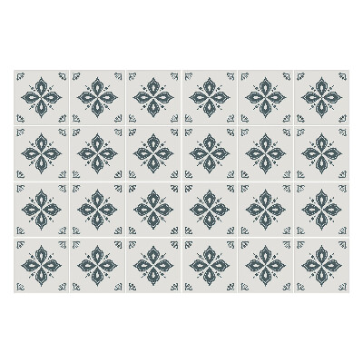 Autocolante gresie si faianta Ornamente florale într-o plasă