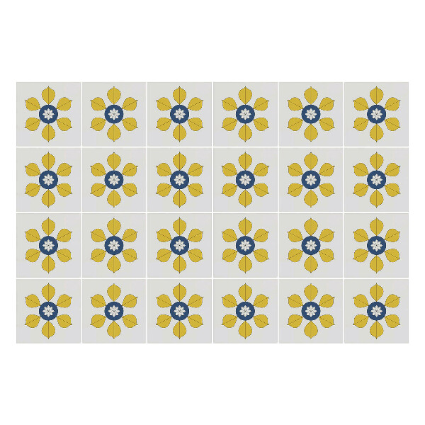 Autocolante gresie Motive florale în aranjament