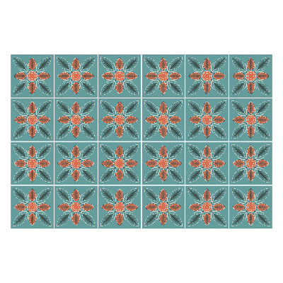 Autocolante gresie Motive florale