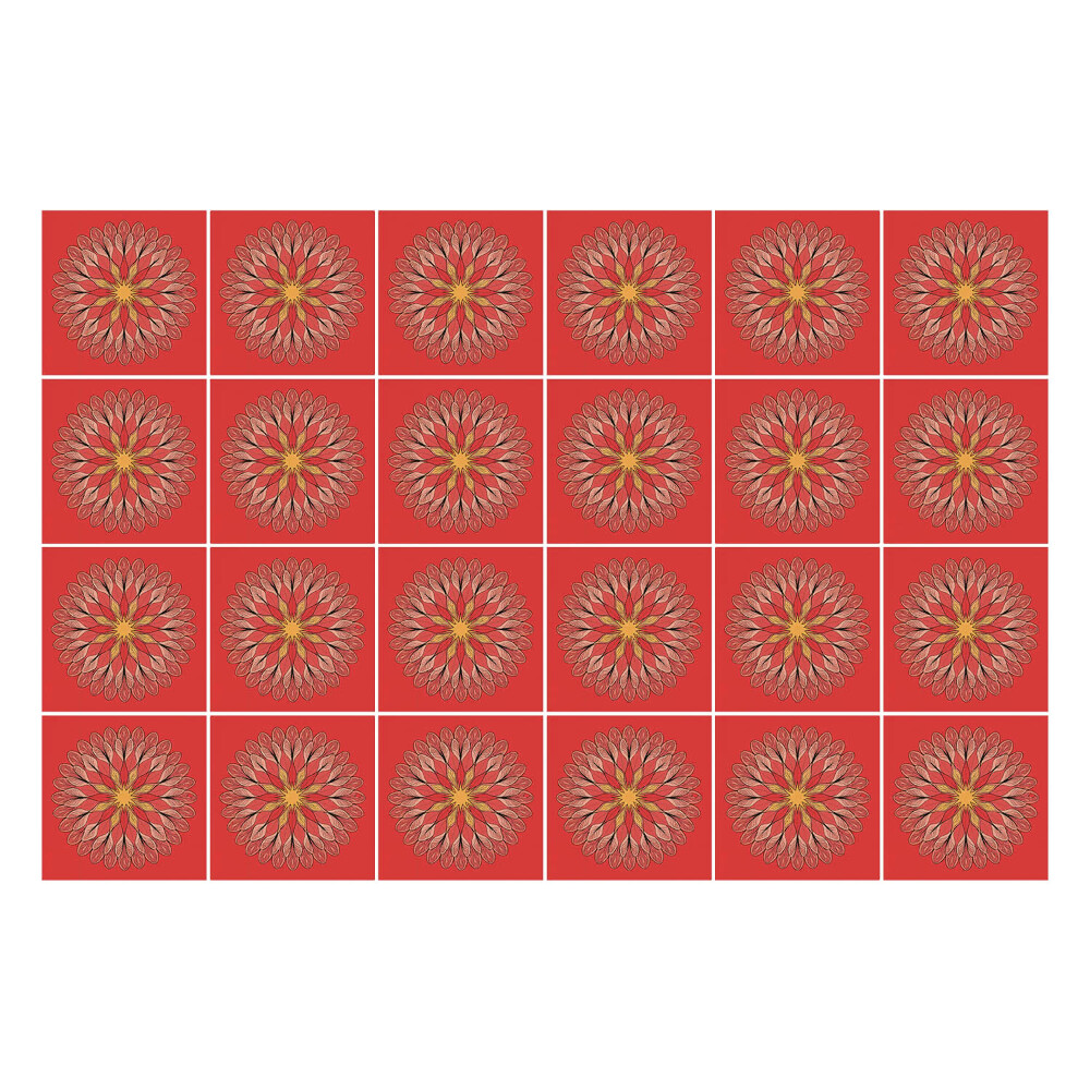 Autocolante gresie si faianta Modele florale