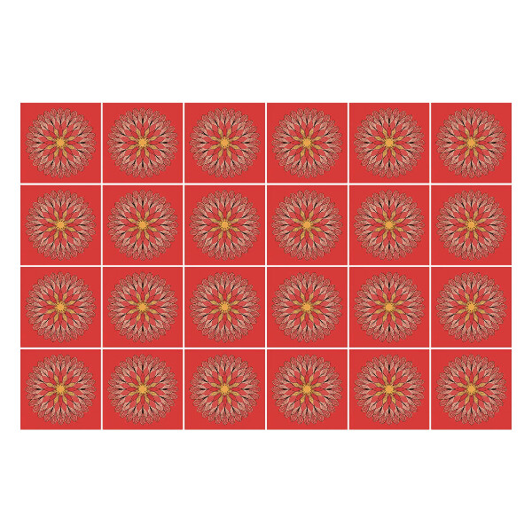 Autocolante gresie si faianta Modele florale