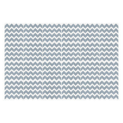 Autocolante pentru gresie Zigzaguri orizontale