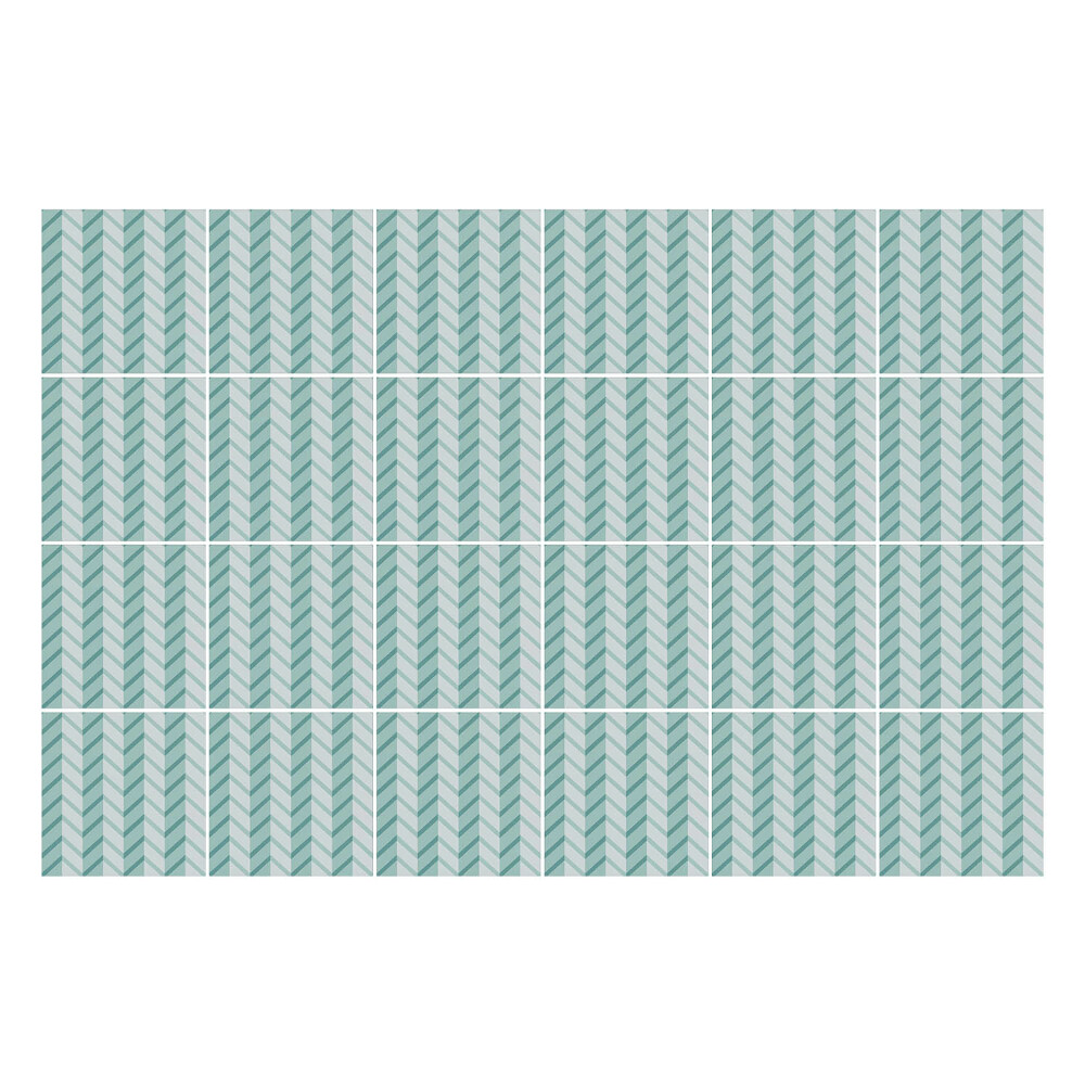 Autocolante gresie si faianta Model în zig-zag