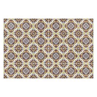 Autocolante gresie Motiv floral cu ornamente