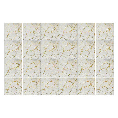 Autocolante gresie Venatură delicată de marmură