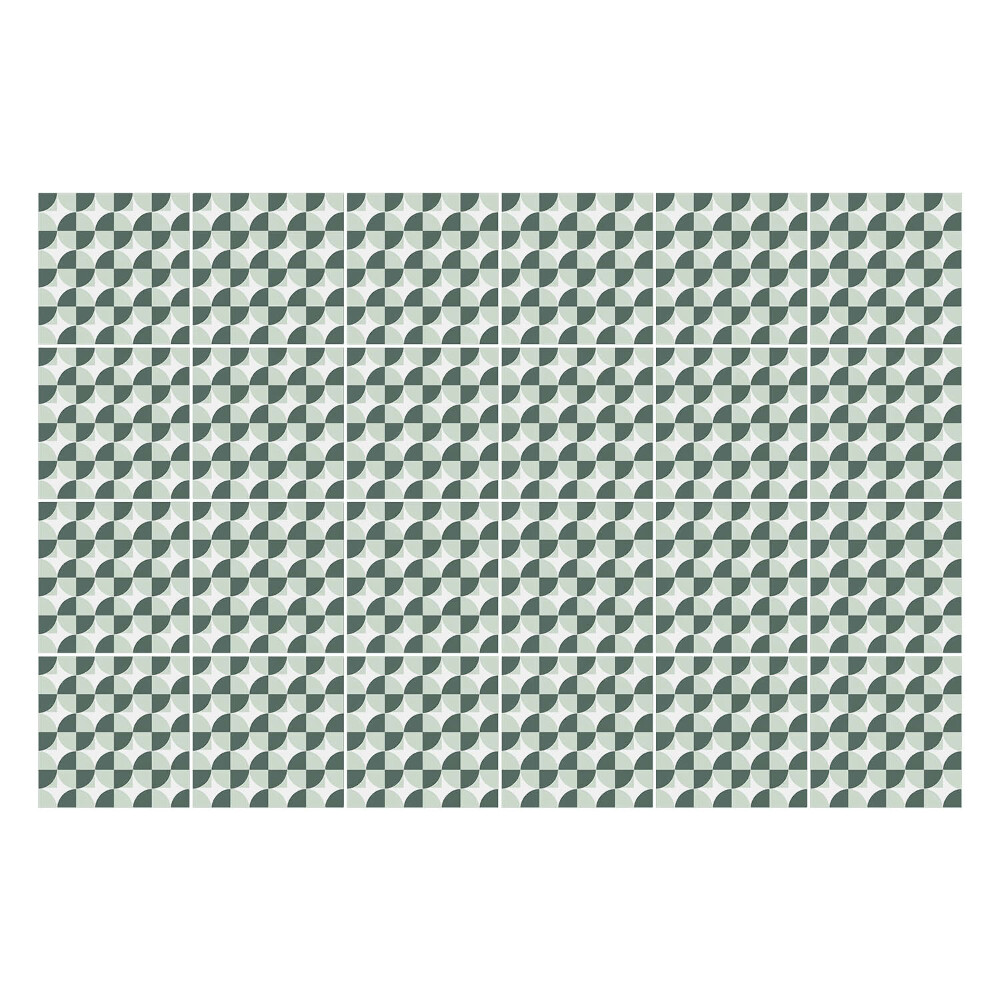 Autocolante gresie si faianta Design geometric