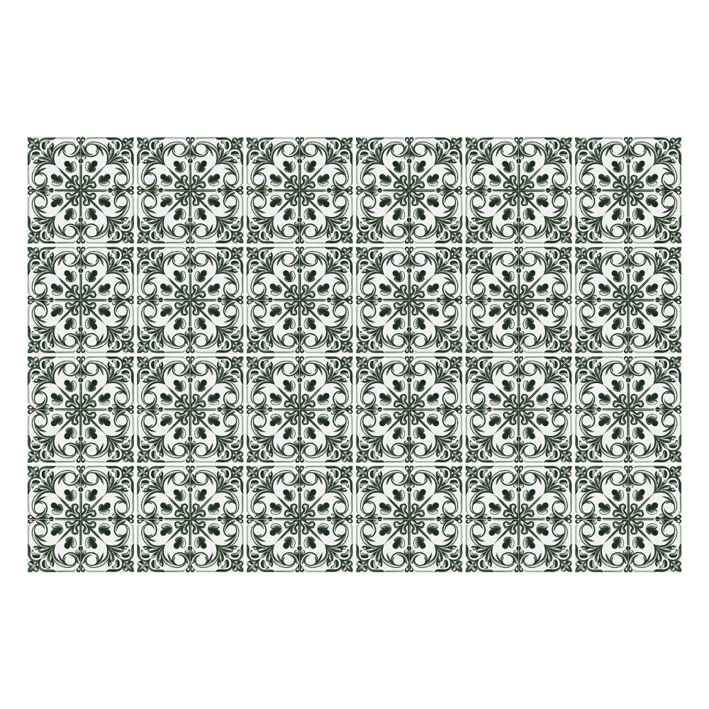 Autocolante gresie si faianta Design floral