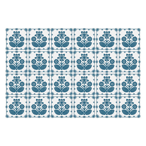 Autocolante gresie si faianta Placi spaniole cu flori