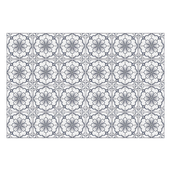 Autocolante gresie Ornamente florale