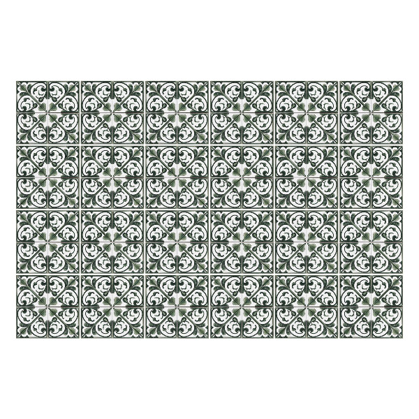 Autocolante gresie Ornamente de plante complexe