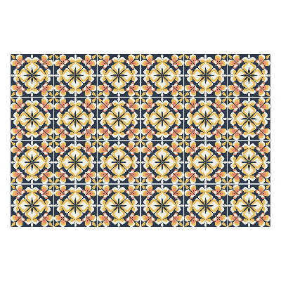 Autocolante pentru gresie motiv decorativ într-o grilă