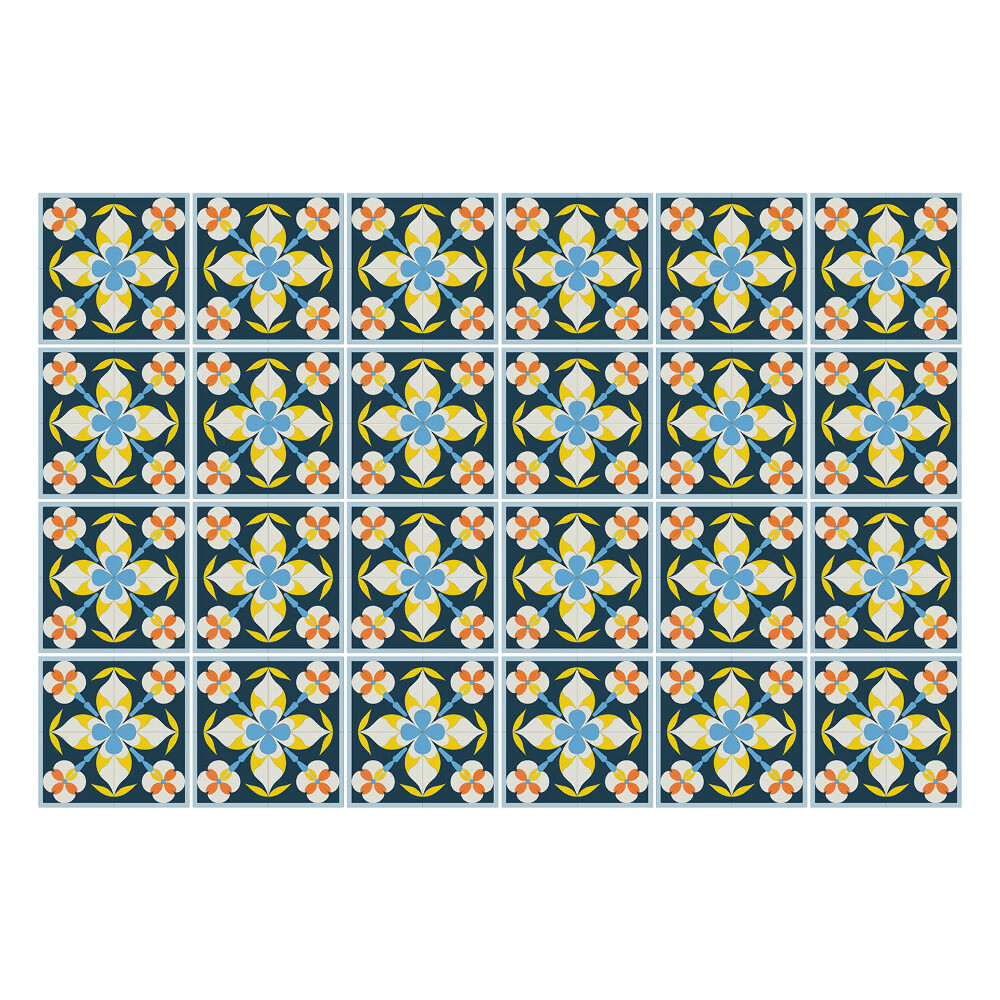 Autocolante gresie si faianta Model retro vintage de faianță