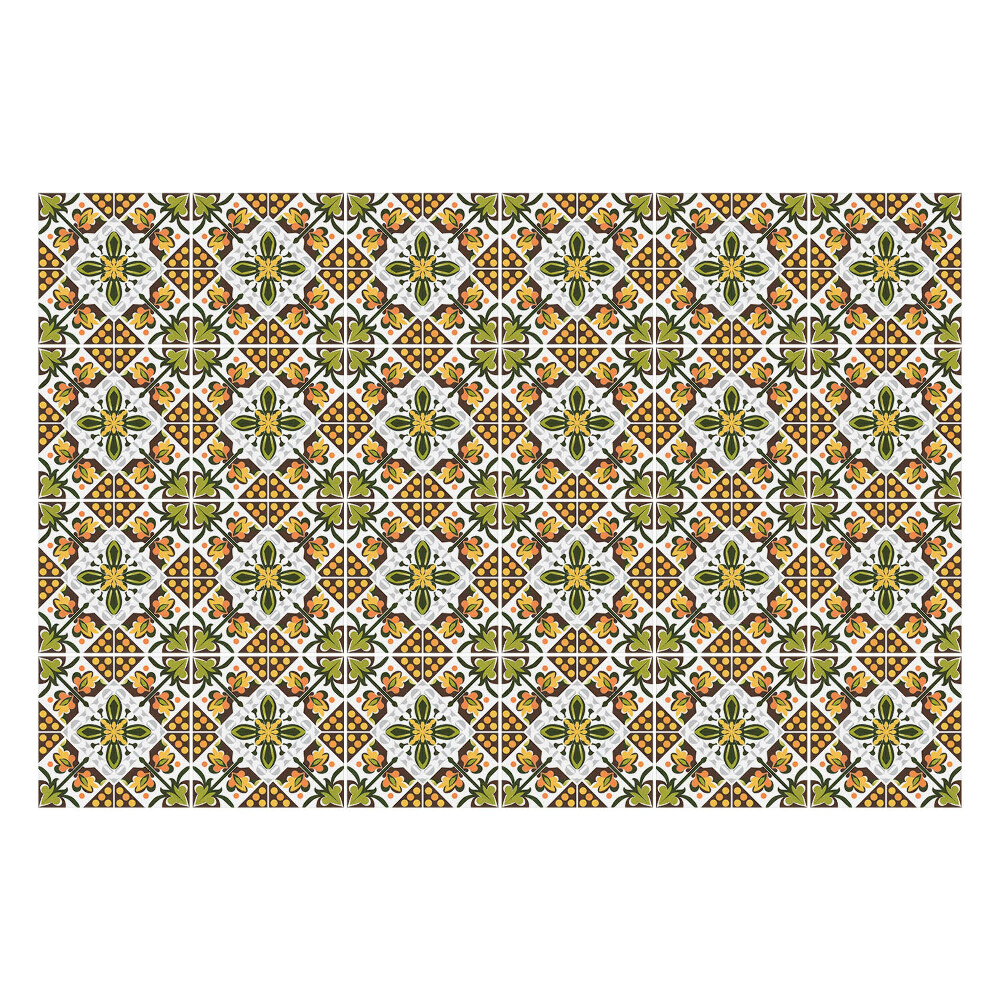 Autocolante pentru gresie Ornamente decorative într-o plasă