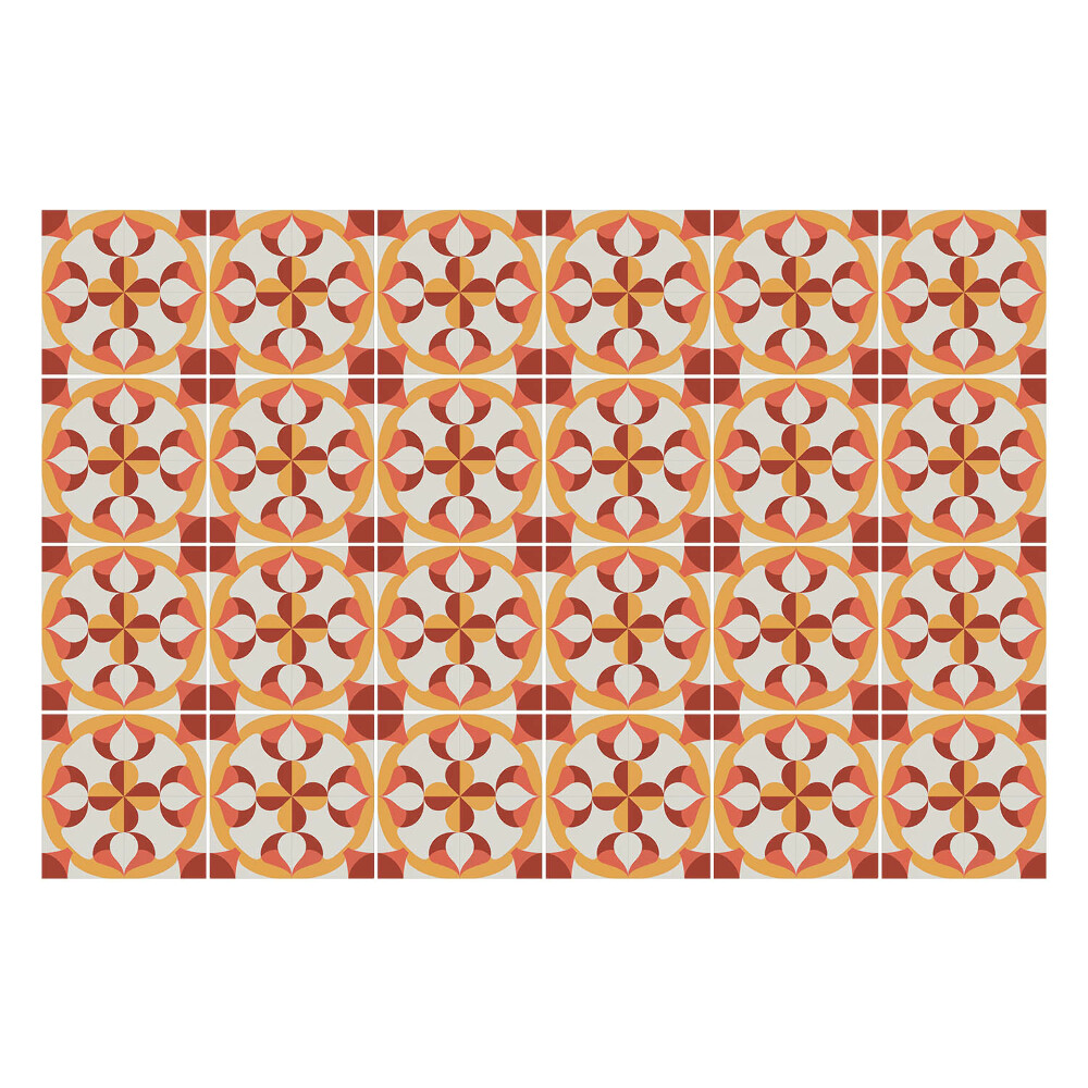 Autocolante gresie si faianta Model cu cercuri