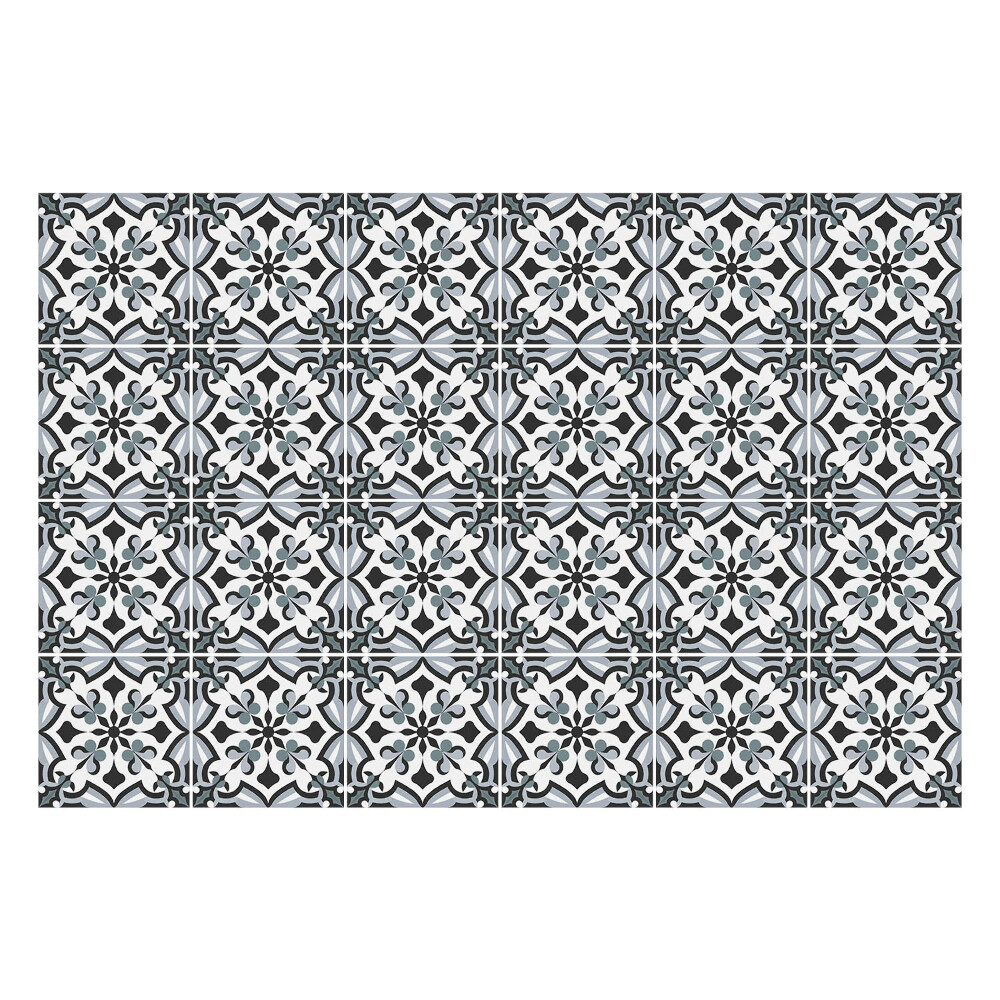 Autocolante pentru gresie Gresie decorata elegant