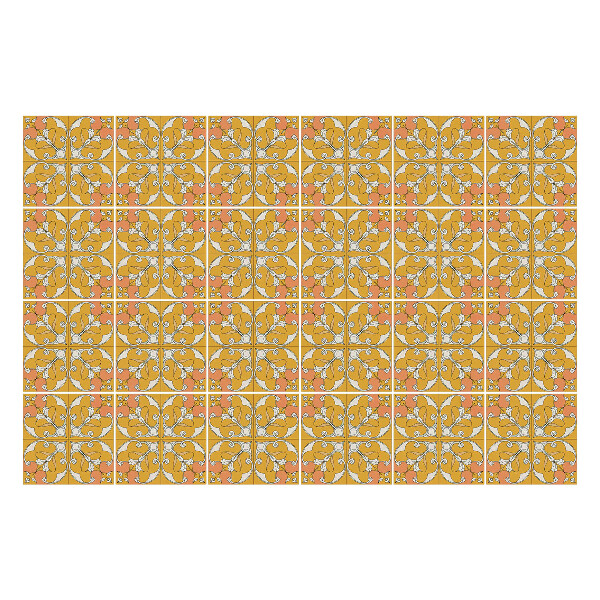 Autocolante gresie si faianta Model elegant de faianță