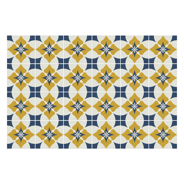 Autocolante gresie si faianta Motive florale pastelate