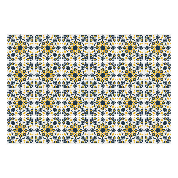 Autocolante gresie si faianta Motive vegetale în aranjament