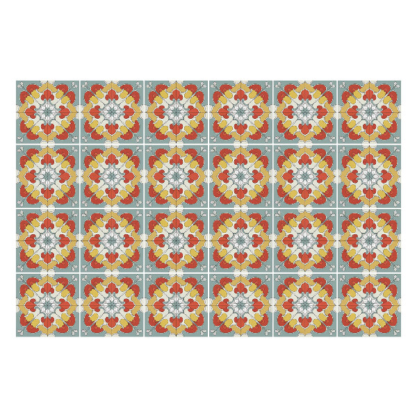 Autocolante gresie si faianta Motive florale