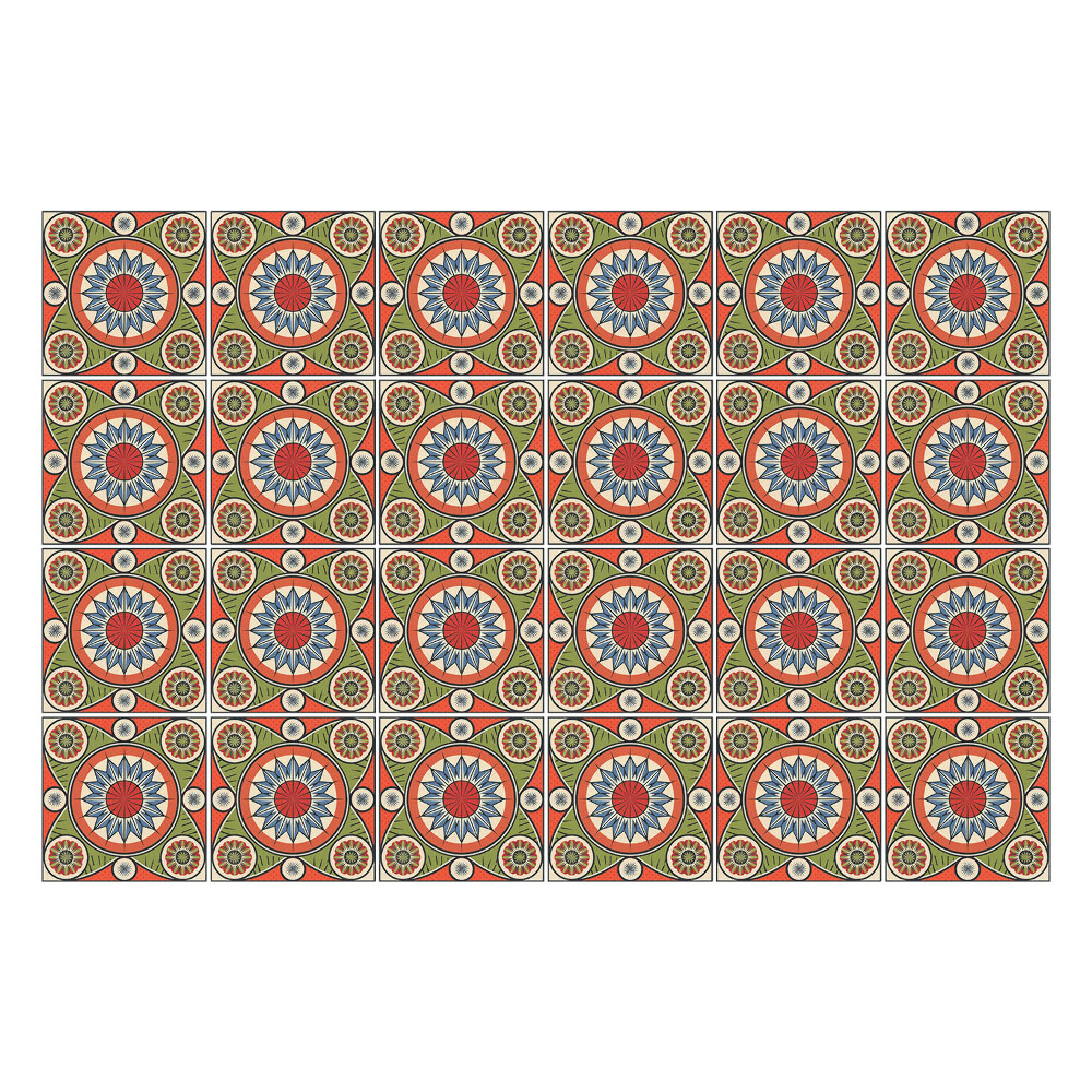 Autocolante gresie Modele retro interesante