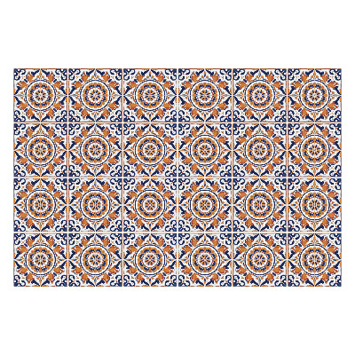 Autocolante pentru gresie Ornamente florale în aranjament