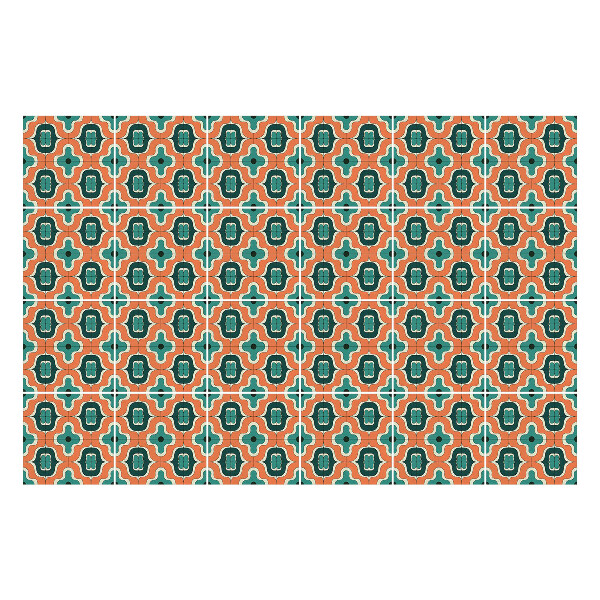 Autocolante gresie Model retro vintage