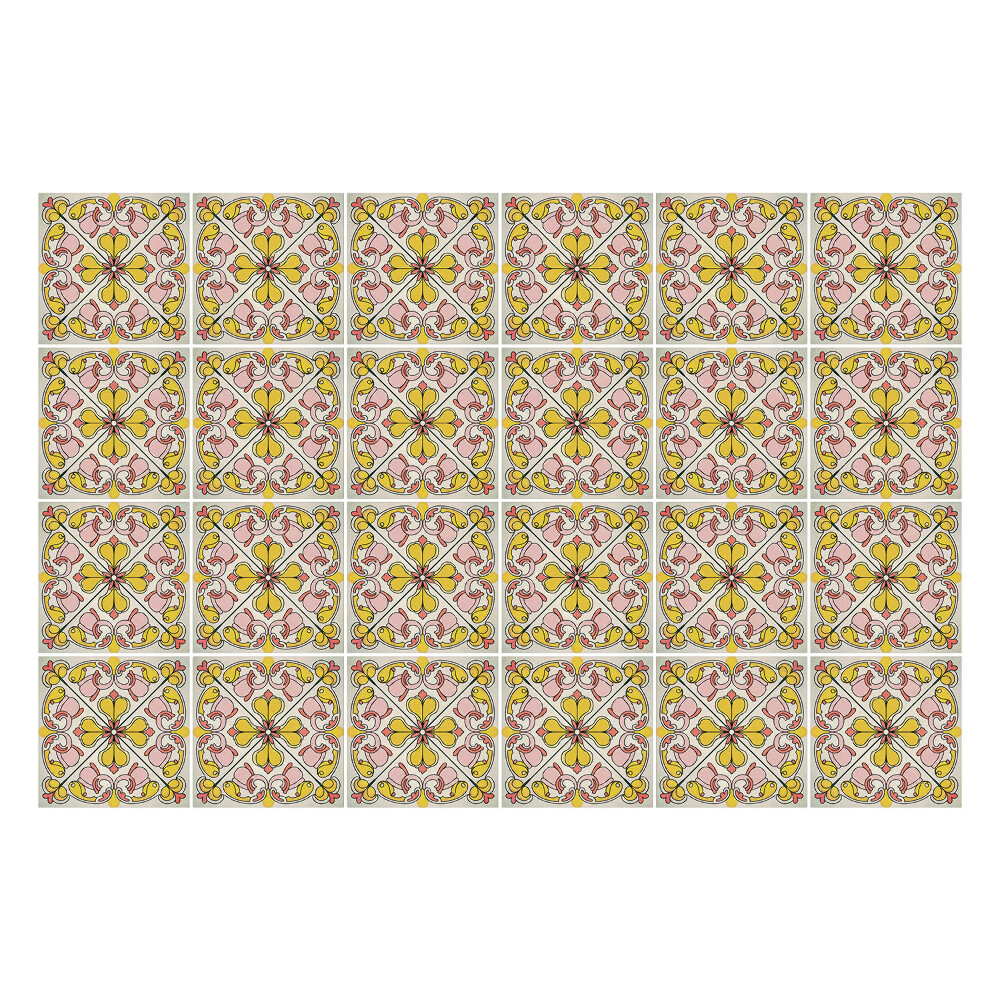 Autocolante pentru gresie Placi pastelate