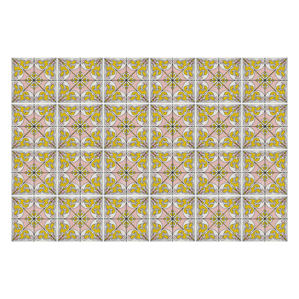 Autocolante gresie si faianta Placi pastelate