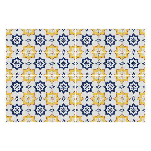 Autocolante pentru gresie Motive geometrice florale