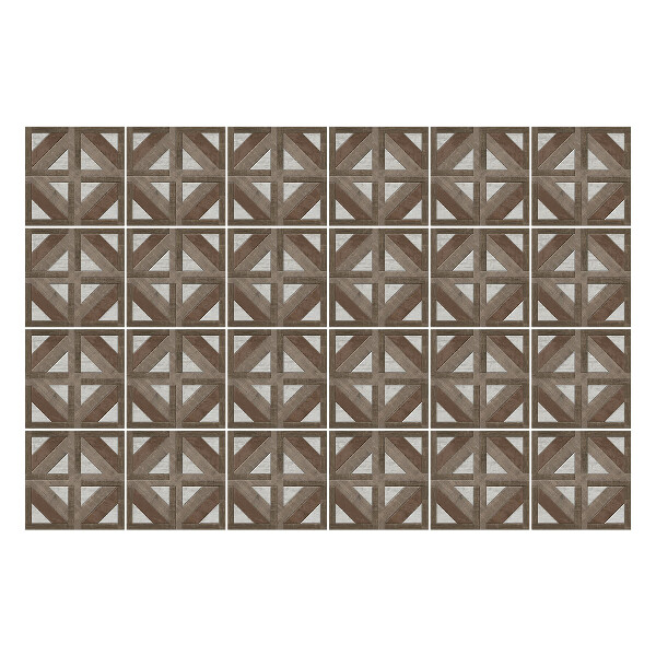 Autocolante gresie Motivul traversării scândurilor