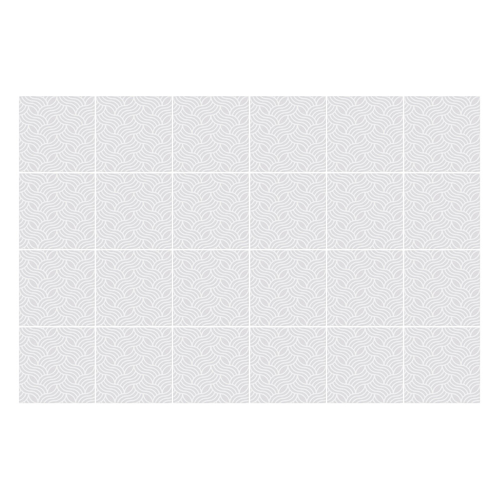 Autocolante gresie si faianta Linii ondulate în mișcare