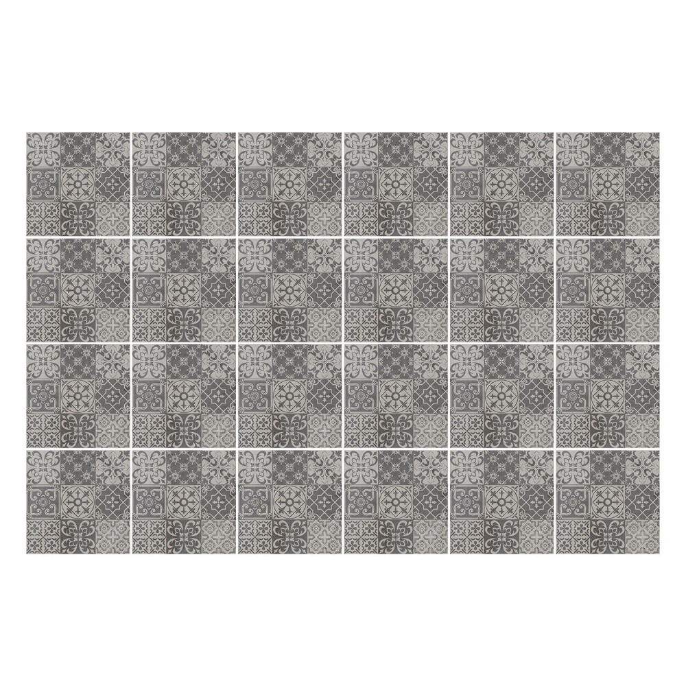 Autocolante pentru gresie Placi geometrice