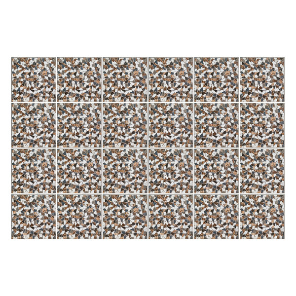 Autocolante pentru gresie Motive geometrice în mozaic