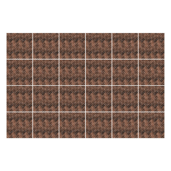 Autocolante gresie si faianta Linii în zig-zag în țesătură