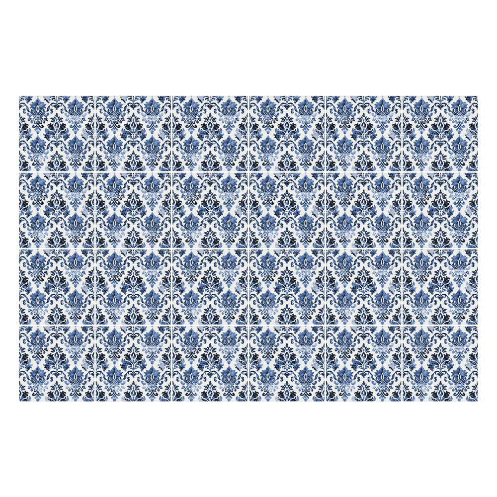 Autocolante gresie Ornament floral clasic