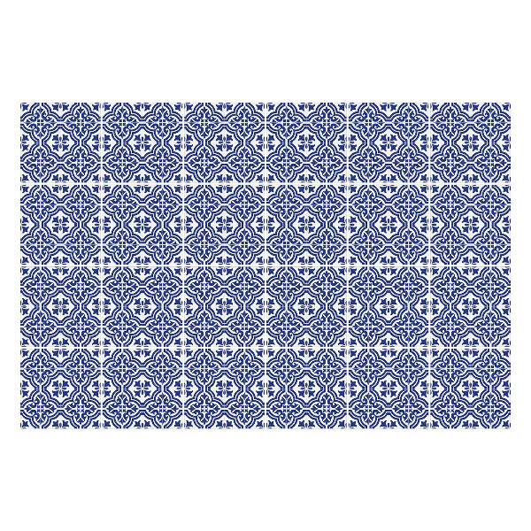 Autocolante gresie si faianta Ornamente florale într-o plasă