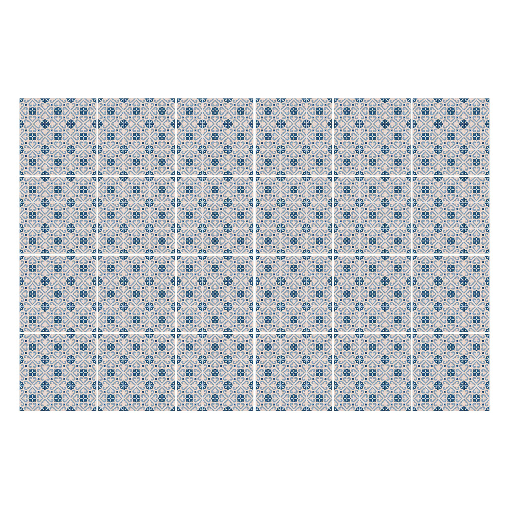 Autocolante gresie Motive florale geometrice