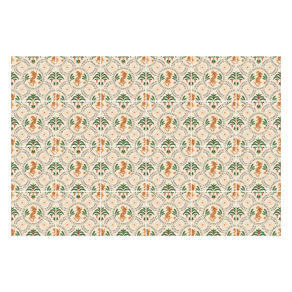 Autocolante gresie Floră și faună exotică