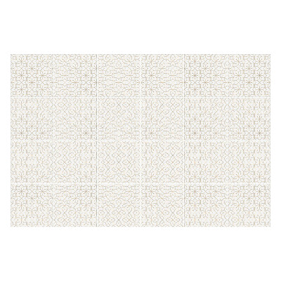 Autocolante gresie si faianta Cercuri florale delicate