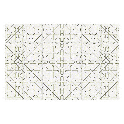 Autocolante pentru gresie Pătrate geometrice într-o grilă